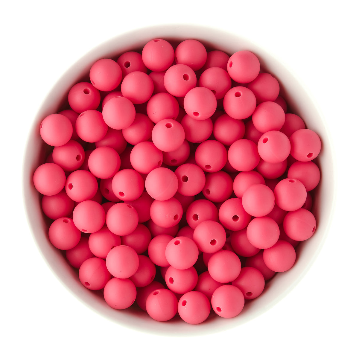 12mm Round Silicone Beads