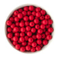 Winter Round Silicone Beads