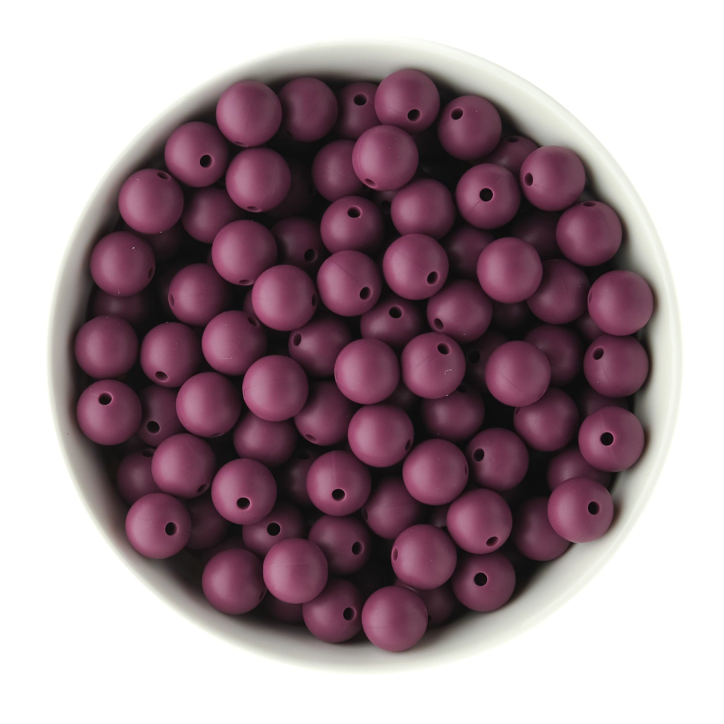 12mm Round Mulled Berry Fall Limited Edition Silicone Round Beads