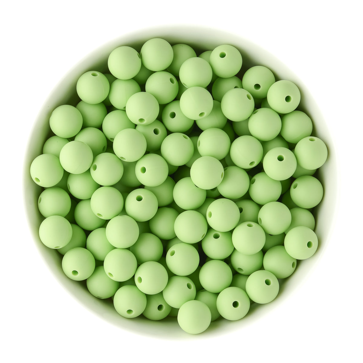 12mm Round Silicone Beads