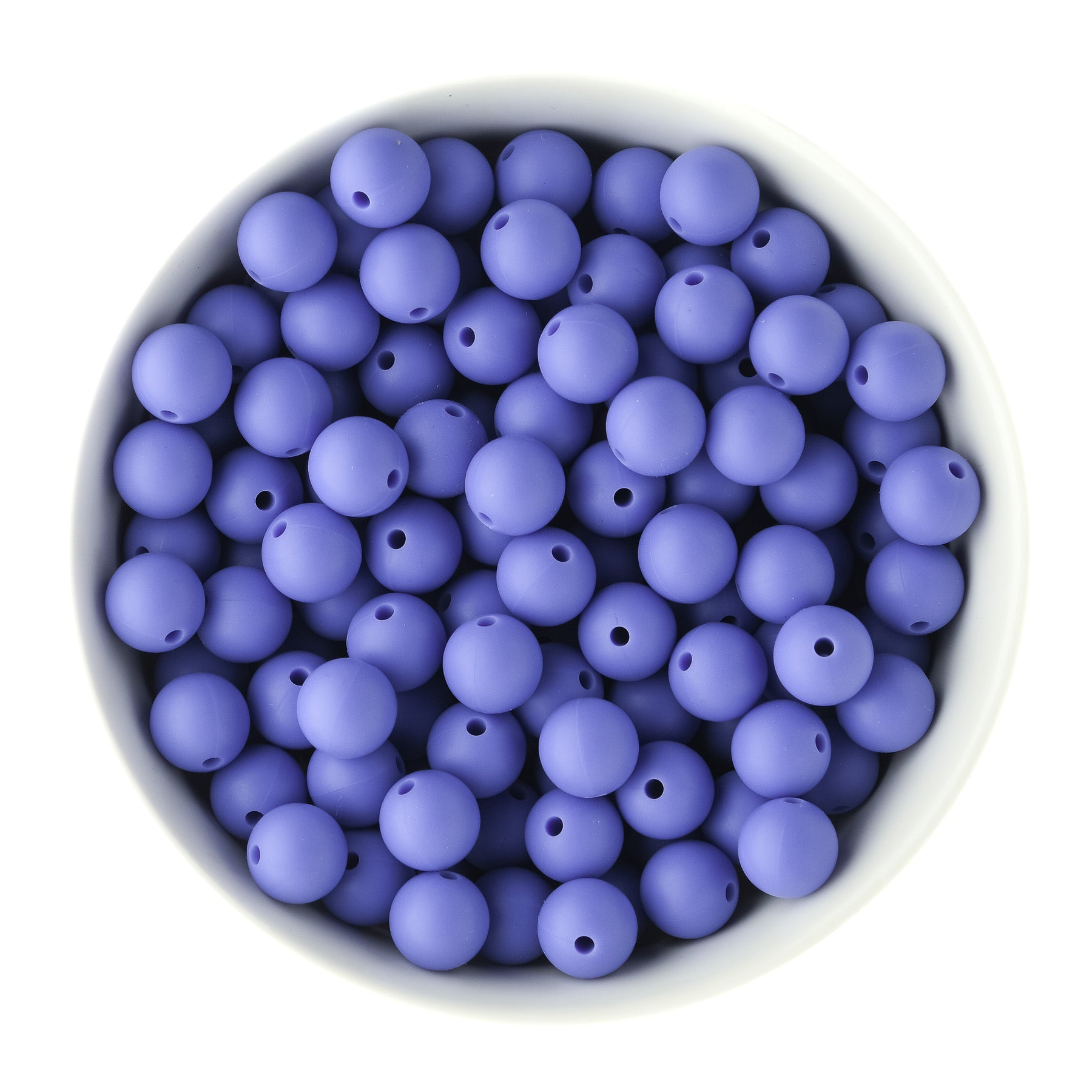 Spring Limited Edition 12mm Wisteria Round Silicone Beads used for silicone crafting