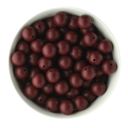 15mm Round Autumn Clay Fall Limited Edition Silicone Round Beads