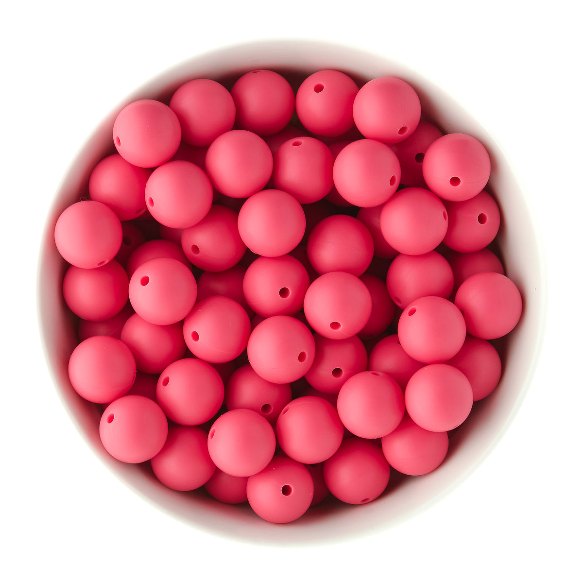 15mm Round Silicone Beads