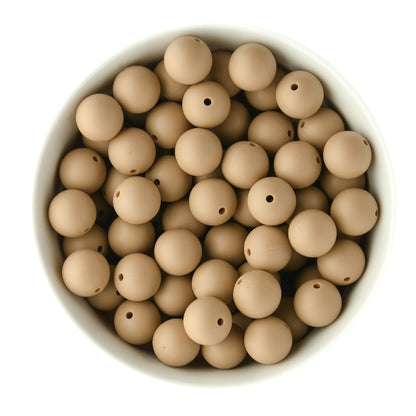 Winter Round Silicone Beads