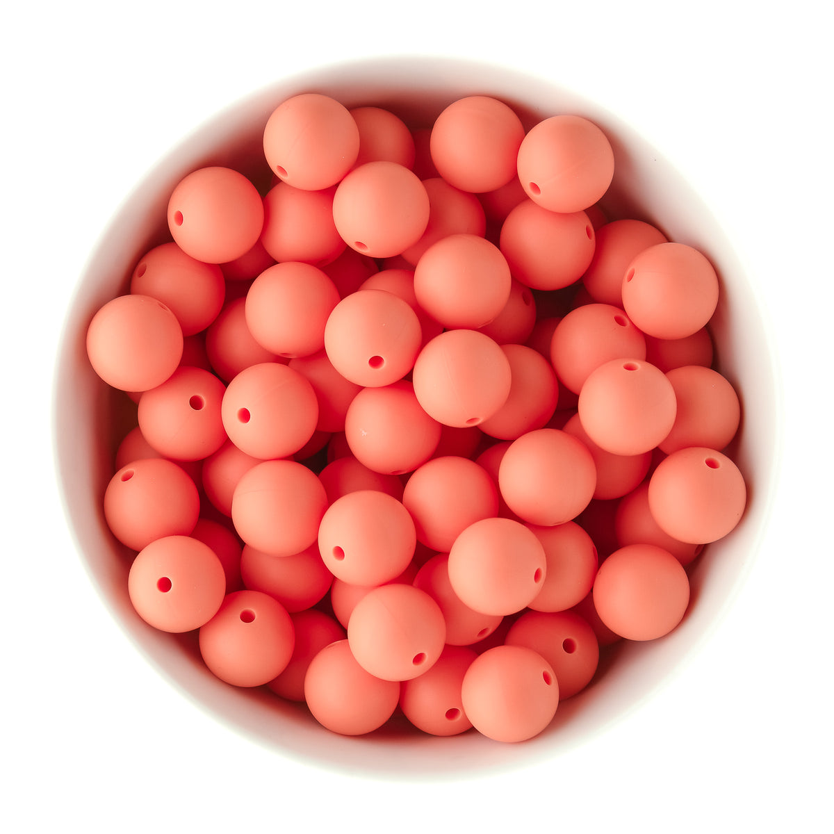 15mm Round Silicone Beads