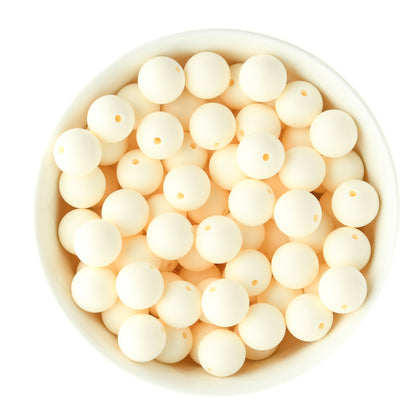 15mm Round Silicone Beads