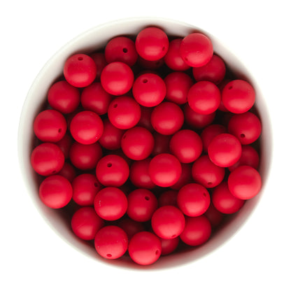 Winter Round Silicone Beads