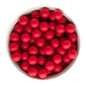 Winter Round Silicone Beads
