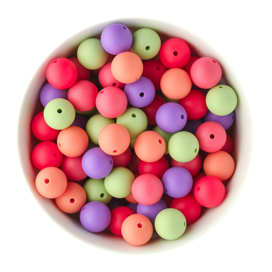 Summer Limited Edition Round Silicone Beads used for silicone crafting