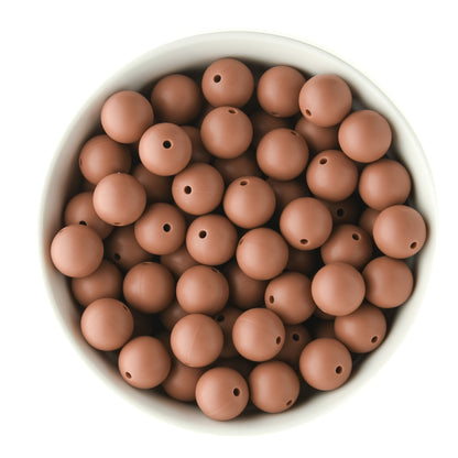 15mm Round Silicone Beads