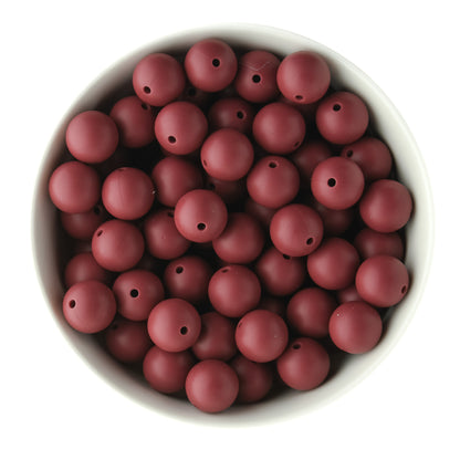 15mm Round Redwood Fall Limited Edition Silicone Round Beads