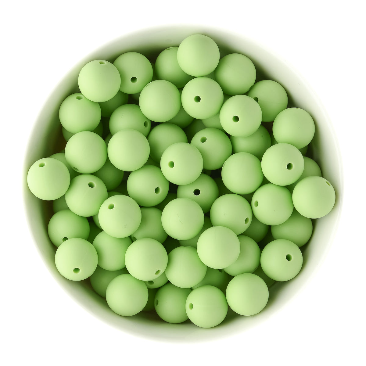 15mm Round Silicone Beads