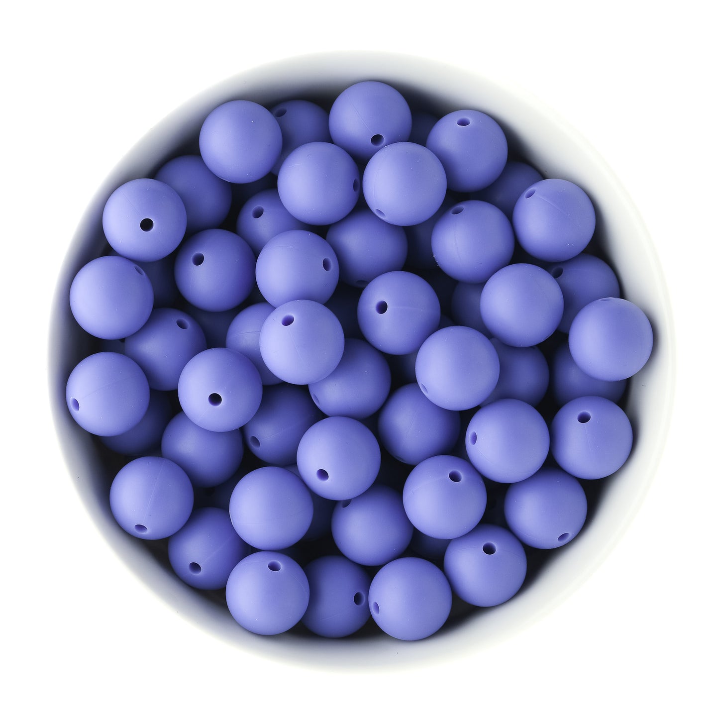 Spring Limited Edition 15mm Wisteria Round Silicone Beads used for silicone crafting