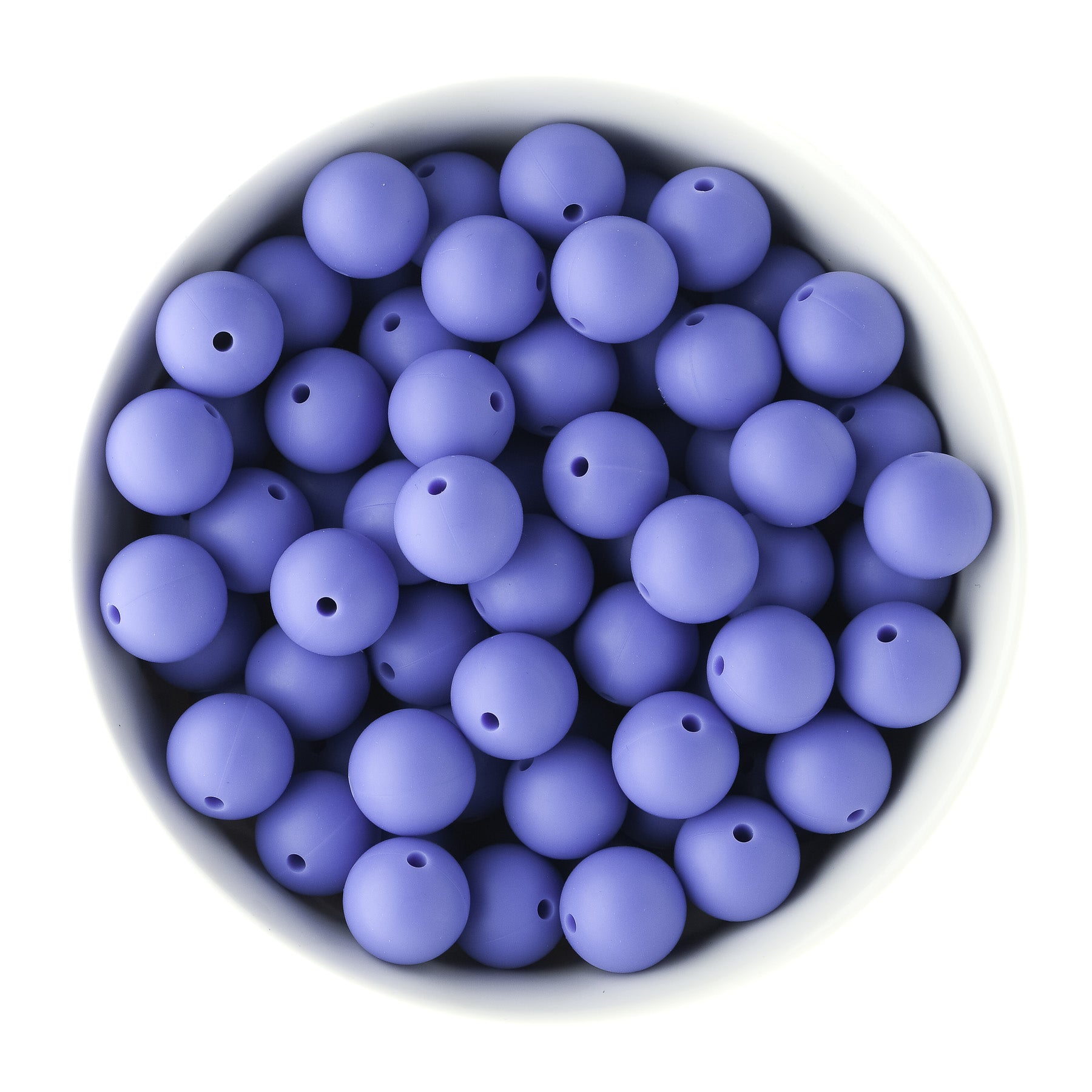 Spring Limited Edition 15mm Wisteria Round Silicone Beads used for silicone crafting
