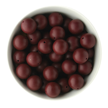 19mm Round Autumn Clay Fall Limited Edition Silicone Round Beads