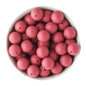 Silicone Beads - Round 19mm Cranberry Kiss - Cara & Co