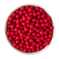 Winter Round Silicone Beads