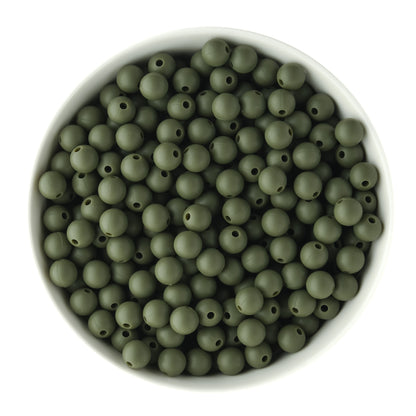 Winter Round Silicone Beads