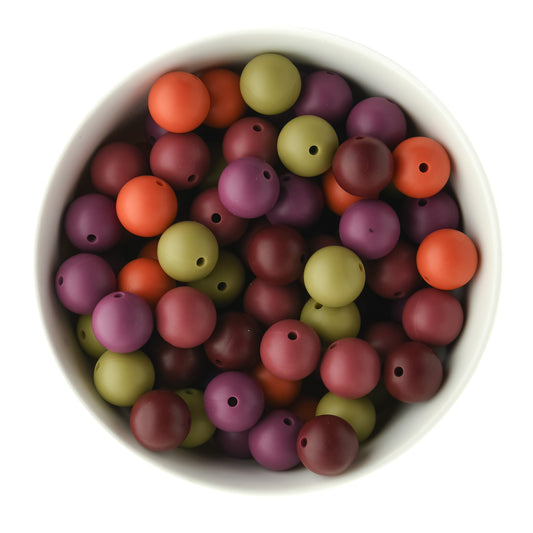 Fall Limited Edition Silicone Round Beads