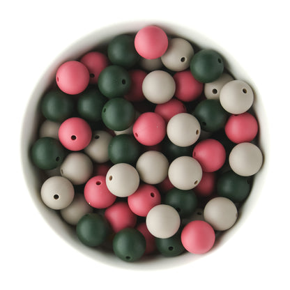 Winter Limited Edition Silicone Round Beads