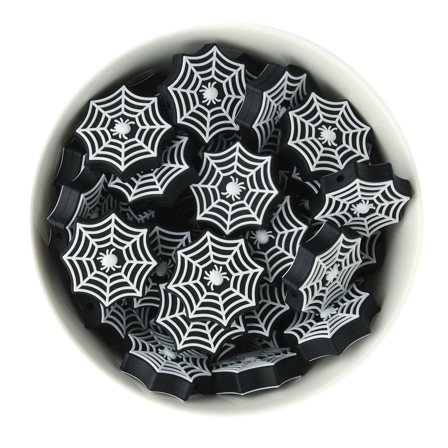 Spider Web Silicone Focal Beads for silicone bead crafting from Cara & Co Craft Supply