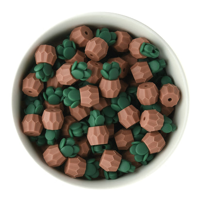 3D Succulent Silicone Focal Bead Englush Ivy for crafting from Cara & Co Crafting Supplies