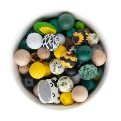 Silicone Bead Packs Harvest Fields Themed Silicone from Cara & Co Craft Supply