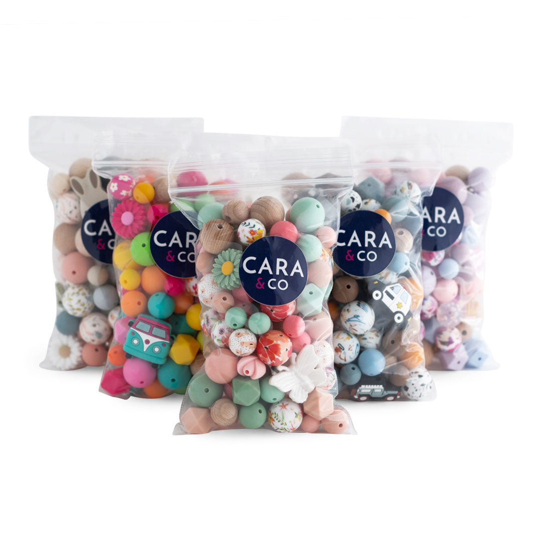 Cozy Winter Theme Silicone Bead Packs