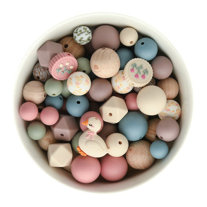 Country Goose Theme Silicone Bead Packs