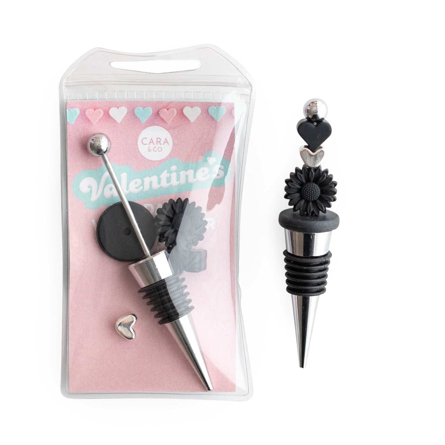 Evening Toast Beadable Wine Stopper DIY Kit using Silicone beads