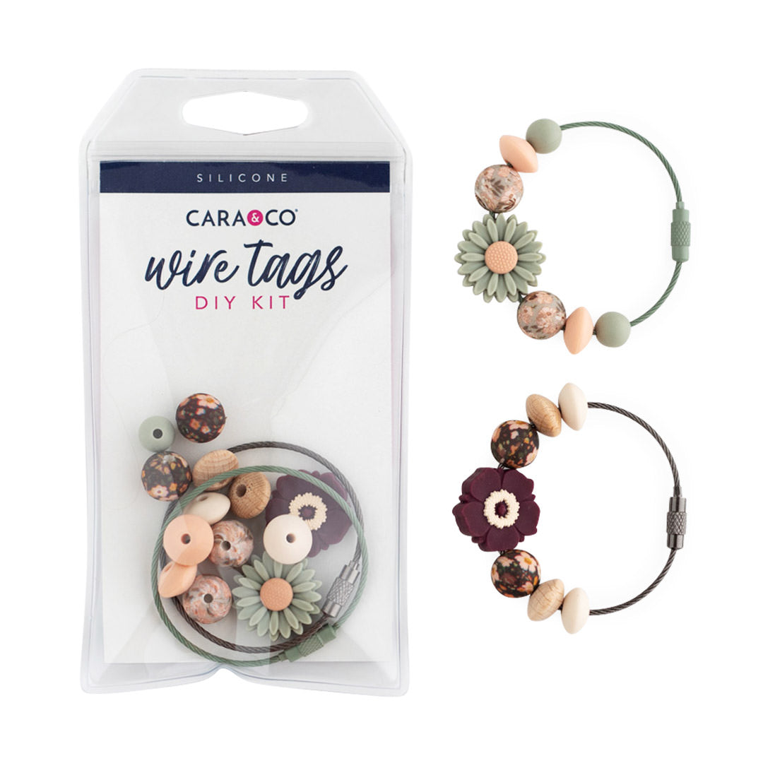 Silicone Wire Tags DIY Kit Classic Pairings from Cara & Co Craft Supply