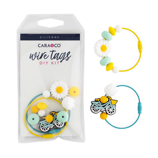 Silicone Wire Tags DIY Kit Sunny Daze from Cara & Co Craft Supply