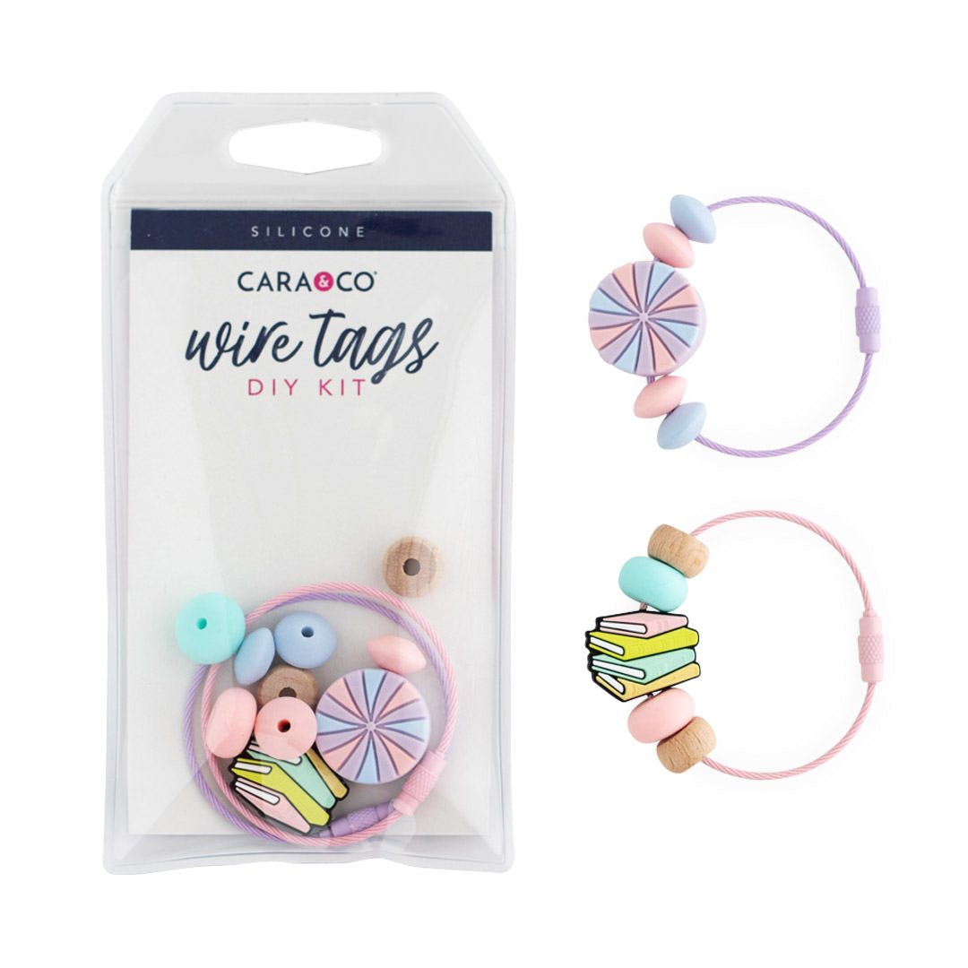 Silicone Wire Tags DIY Kit Sweet Reads from Cara & Co Craft Supply