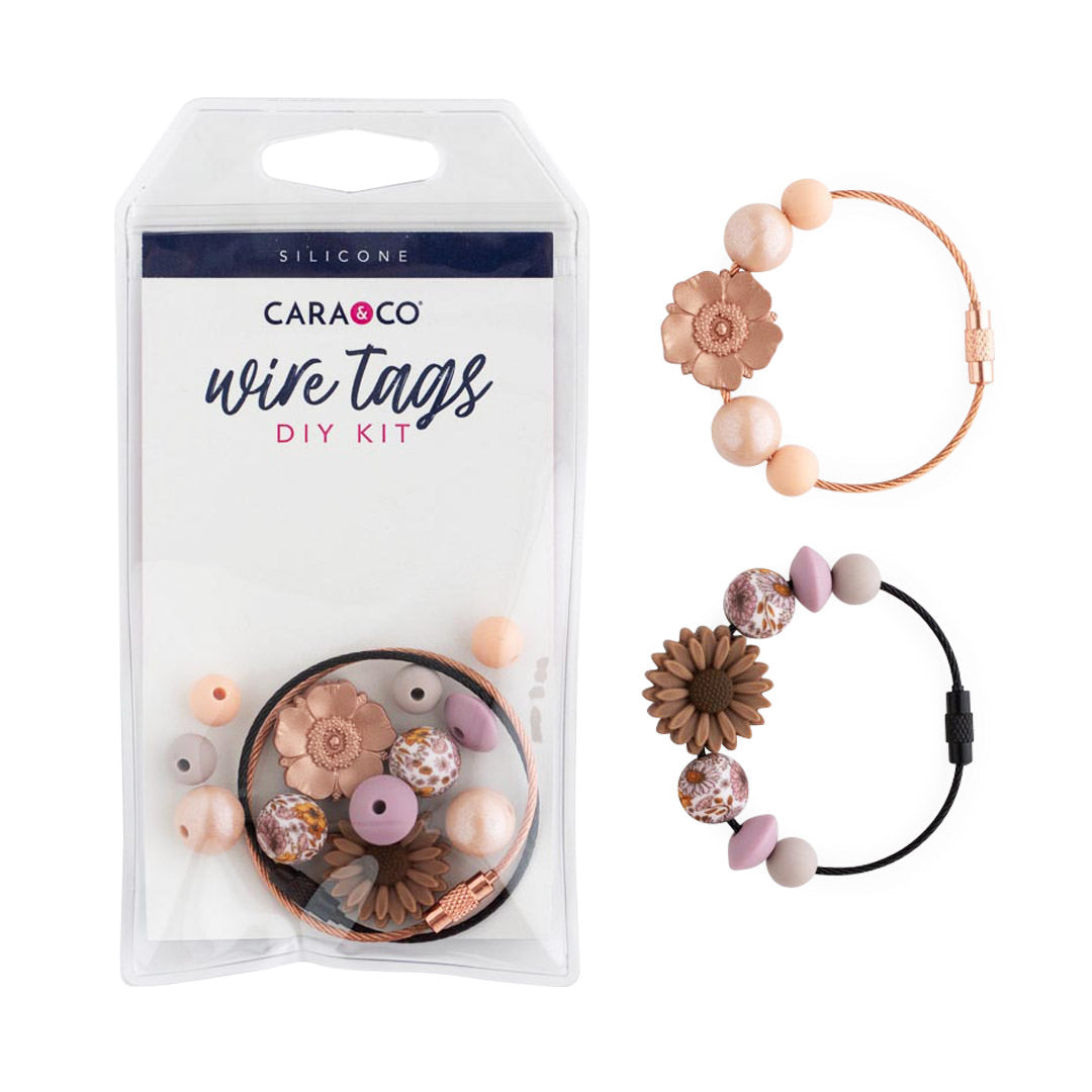 Silicone Wire Tags DIY Kit Timeless Elegance from Cara & Co Craft Supply