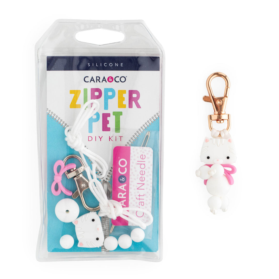 Silicone DIY Kits Cashmere Kitten Zipper Pets from Cara & Co Craft Supply