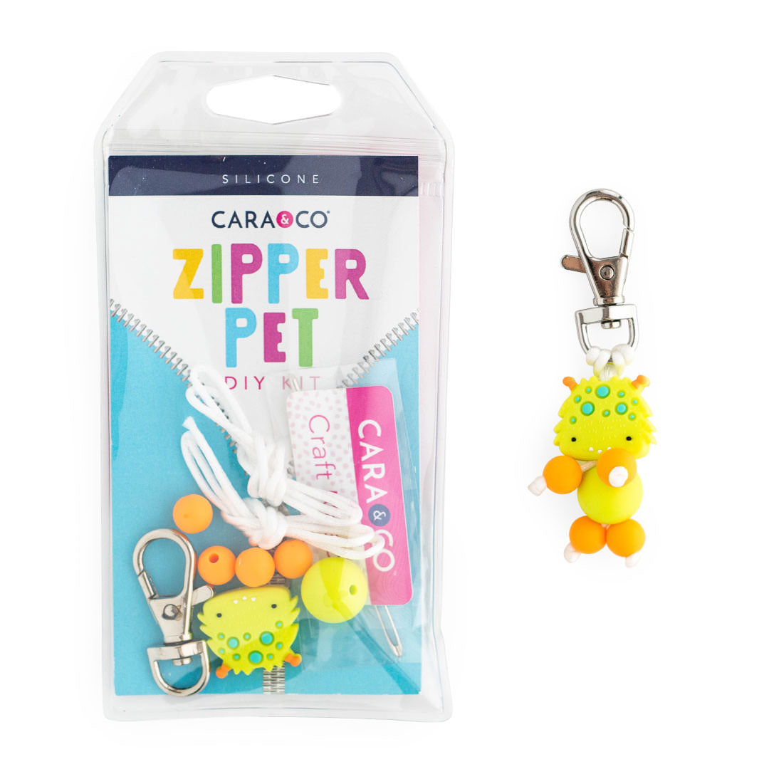 Silicone DIY Kits Martian Monster Zipper Pets from Cara & Co Craft Supply