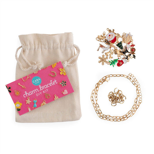 Charm Bracelet DIY Kits Christmas Single Bracelet from Cara & Co Craft Supply