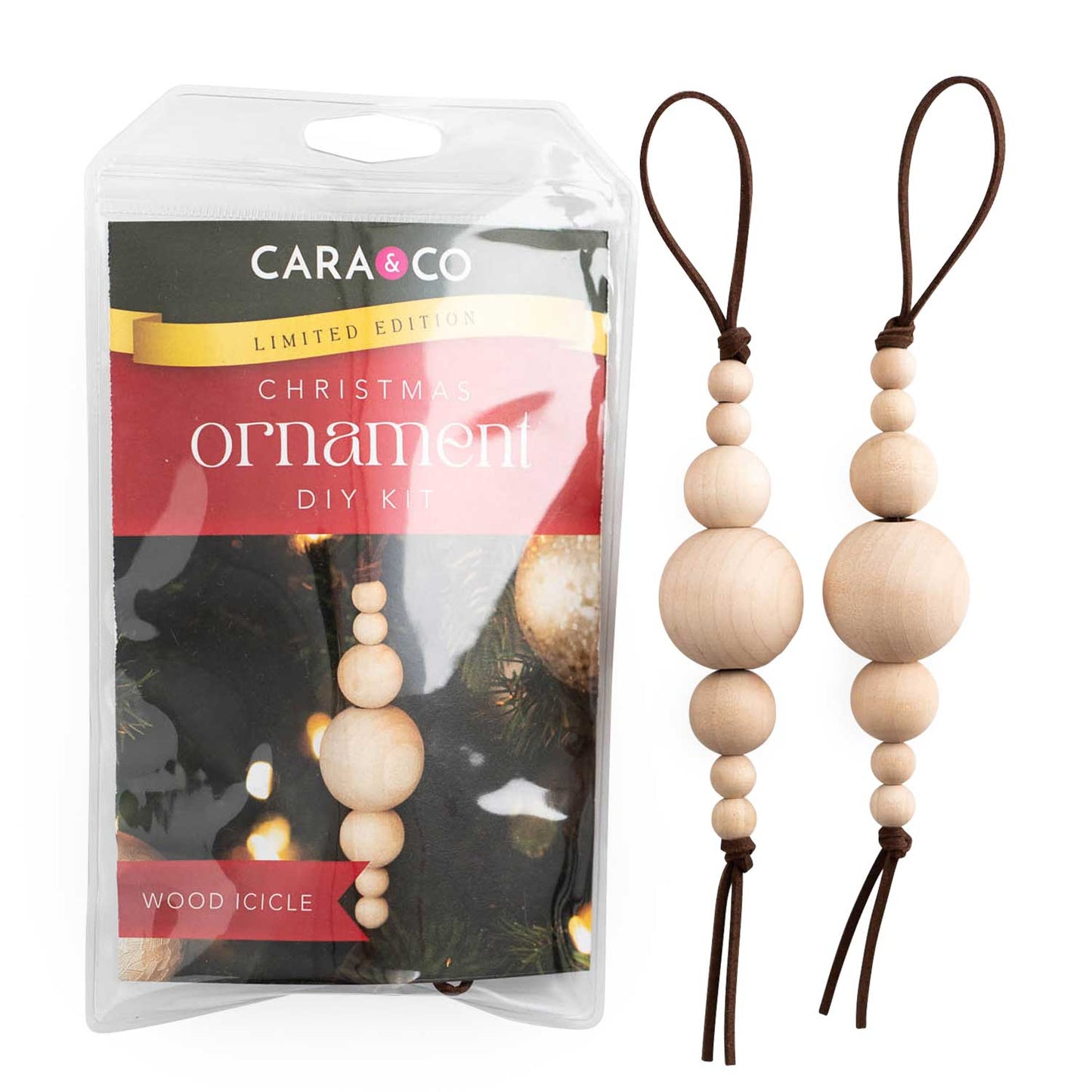 Wood Icicle Christmas Ornament DIY Kits