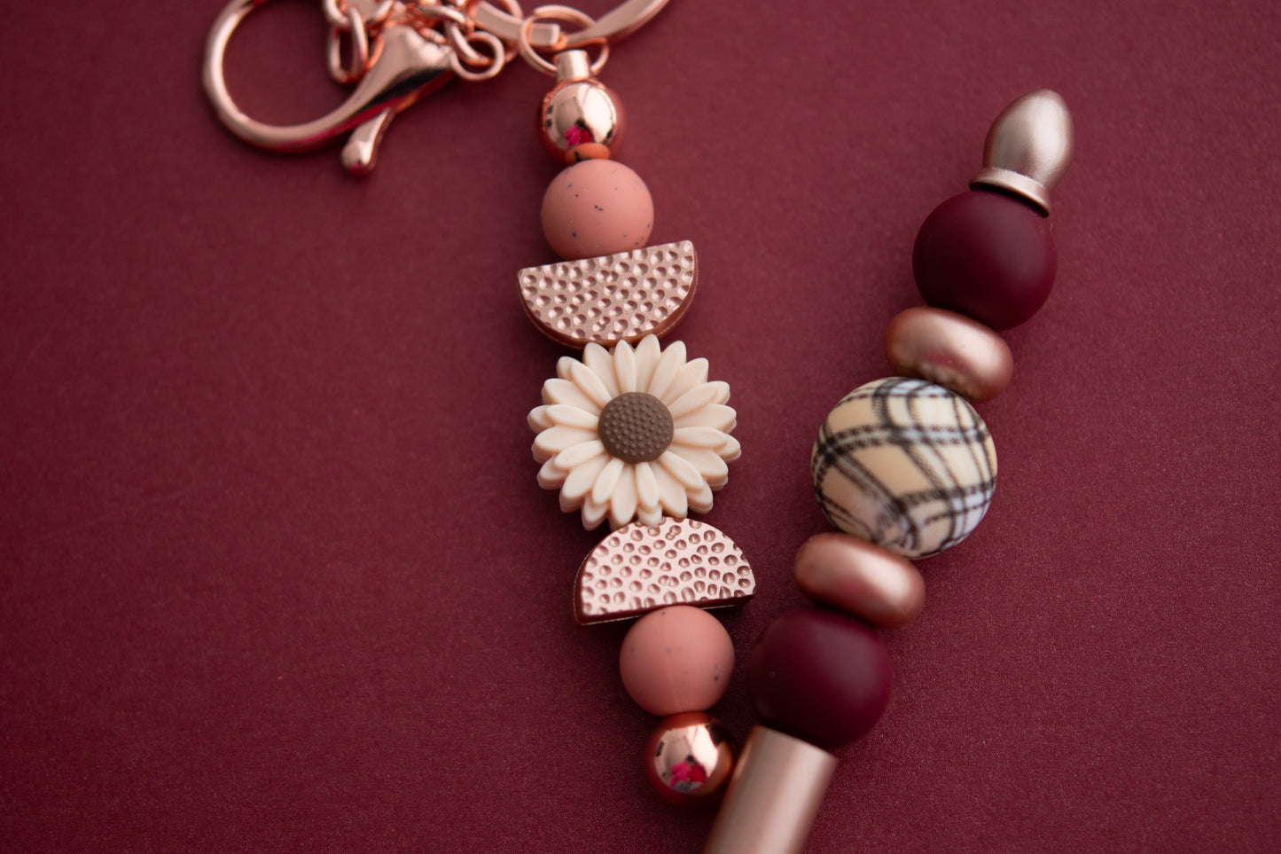 Daisy Silicone Focal Beads