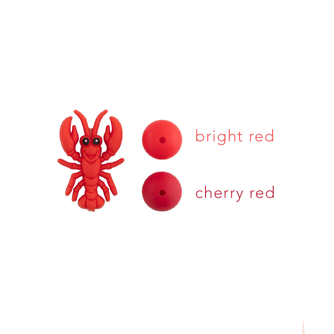 Lobster Silicone Focal Beads