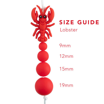 Lobster Silicone Focal Beads