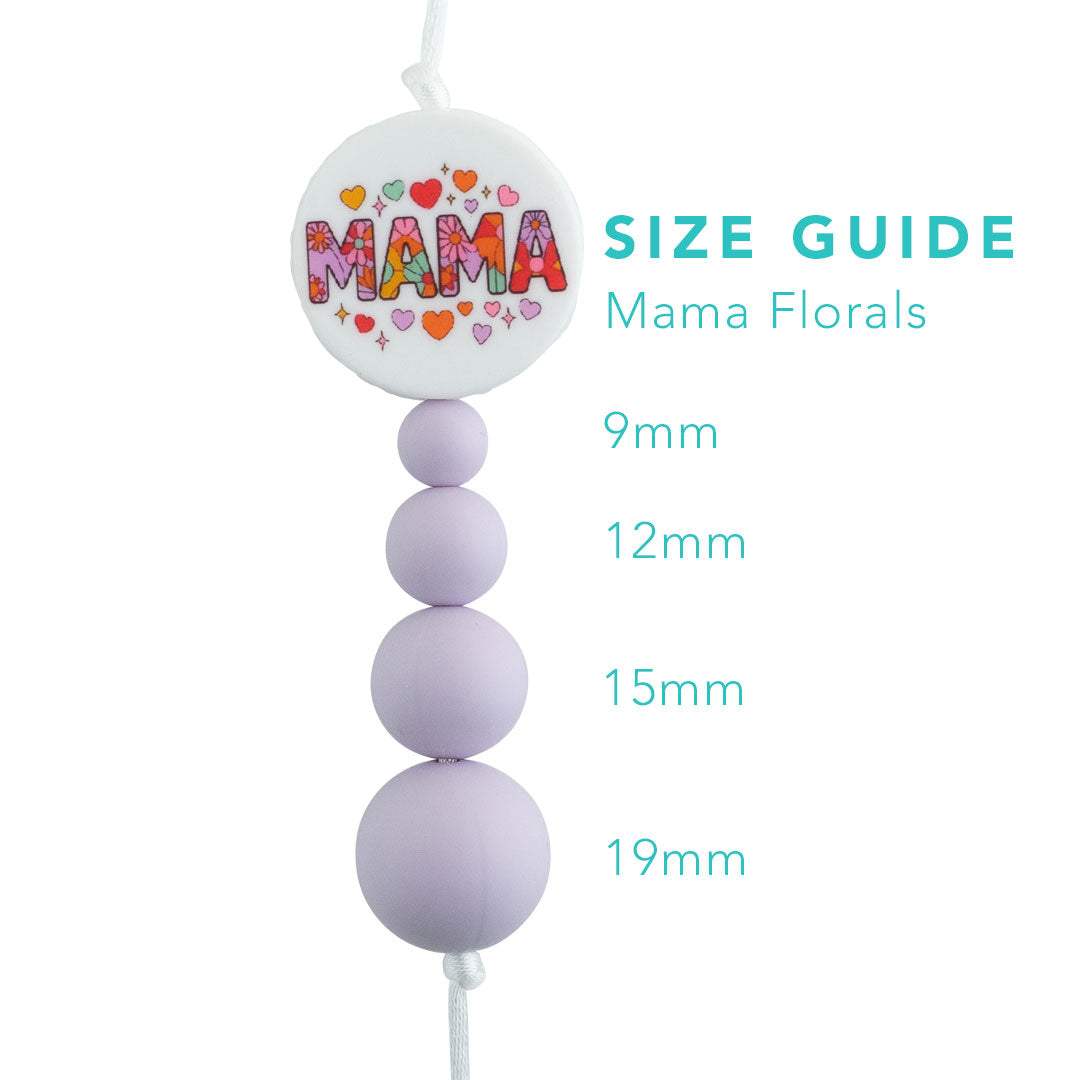 Shapes Silicone Print Beads