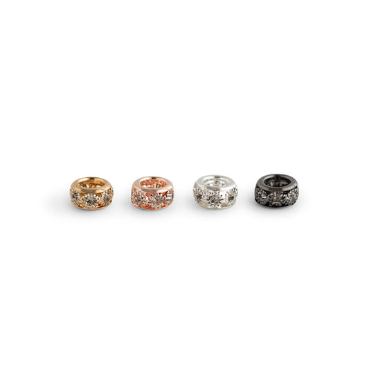 Medium Gemstone Spacer Beads from Cara & Co Craft Supply