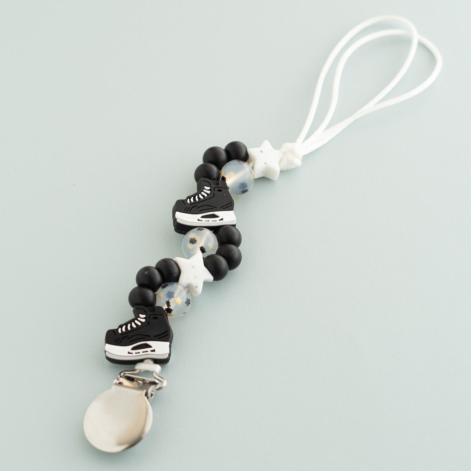 Allstar Skater Pacifier clip shop the image