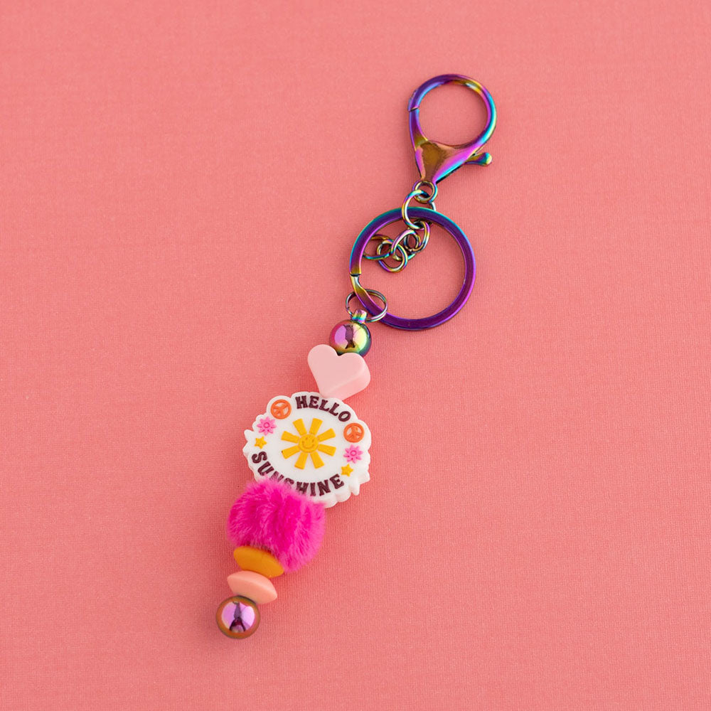 Shop the Image Hello Sunshine Keychain from Cara & Co Craft Supply