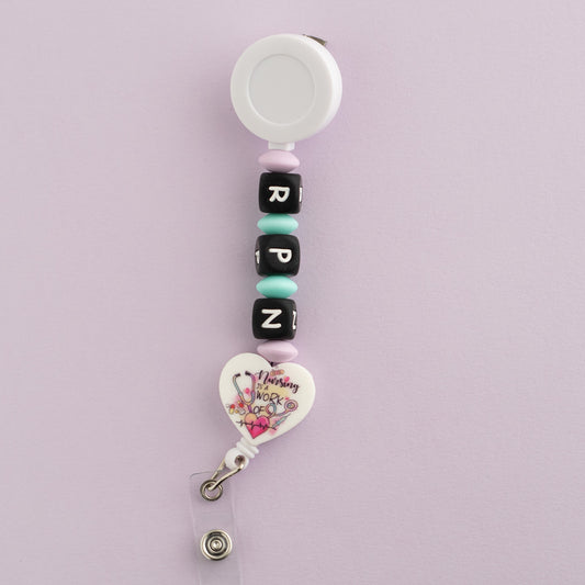 Nursing Heart Badge Reel Shop the Image from Cara & Co Crafting Supplies