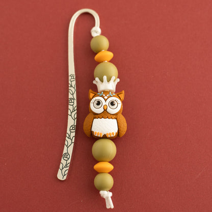 Wise Owl Bookmark Shop the Image silicone bead crafting from Cara & Co