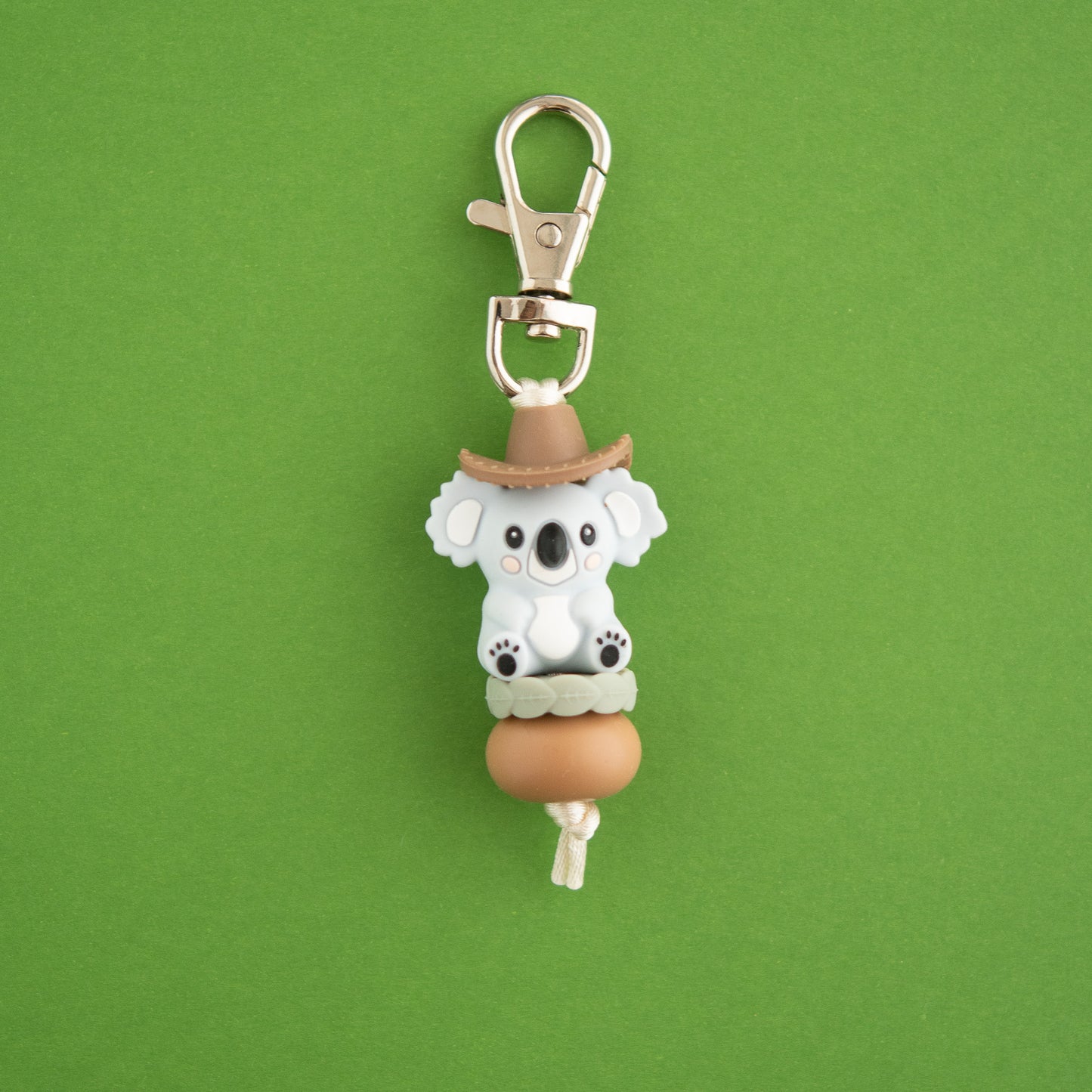 Cowboy Koala Keychain Shop the image silicone beads