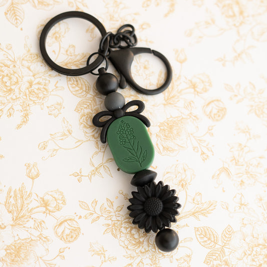 Shop the Image Midnight Meadow Keychain silicone Beads