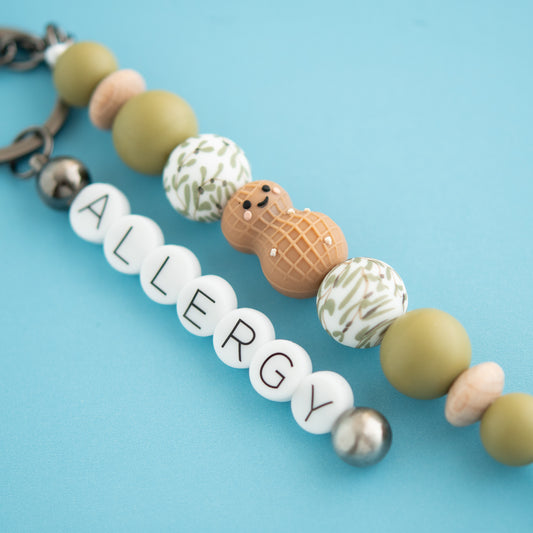 Peanut Allergy Shop the Image Silicone beads for crafting from Cara & Co Craft supply